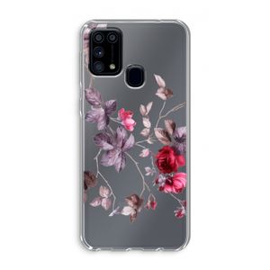 Mooie bloemen: Samsung Galaxy M31 Transparant Hoesje