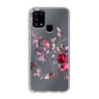 Mooie bloemen: Samsung Galaxy M31 Transparant Hoesje