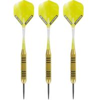 Dartpijlen - 3x - Speedy Yellow Brass - 23 grams - pijltjes - darten