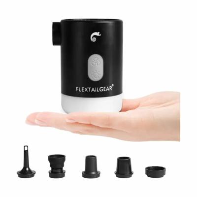 Flextail Gear Max Pump 2 Pro Luchtbedpomp - 4 in 1 - Luchtpomp, Lantaarn, Vacuümpomp, Noodpowerbank - Zwart
