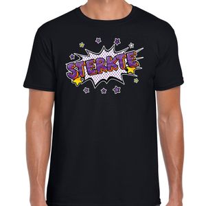 Sterkte cadeau shirt zwart voor heren
