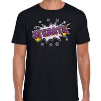 Sterkte cadeau shirt zwart voor heren