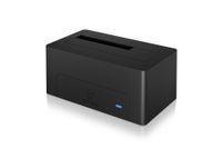 ICY BOX-1121-C31 USB docking station 2.5/3.5 HDD-/SSD Antraciet, Zwart - thumbnail