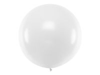 Mega Ballon Pastel Wit (100 cm)