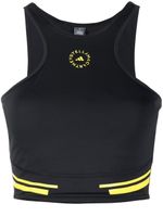 adidas by Stella McCartney haut Truepace crop - Noir
