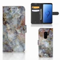 Samsung Galaxy S9 Plus | Bookcase | Marmer Grijs