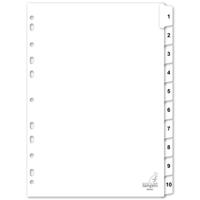 Tabblad kangaro 4r pk410c nr 1 10 wit karton