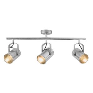 Gegalvaniseerde plafondlamp met 3 verstelbare kappen E27 fitting 'Nordlux porter'