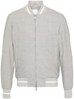 Eleventy veste bomber en laine - Gris