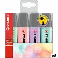 Fluorescerende Markeerstift Set Stabilo Boss Multicolour (5 Stuks)