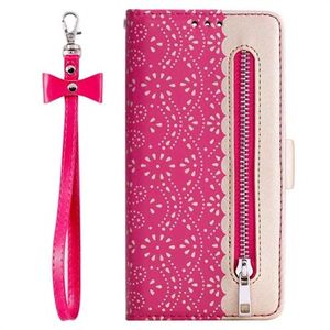 Kantpatroon Samsung Galaxy S20 Wallet Case met standaardfunctie - Felroze