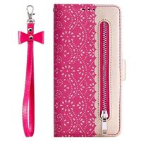 Kantpatroon Samsung Galaxy S20 Wallet Case met standaardfunctie - Felroze