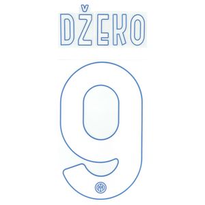 Džeko 9 (Officiële Inter Milan Bedrukking 2022-2023)
