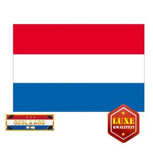 Geslaagd / afgestudeerd vlag van Nederland incl. gratis sticker   -