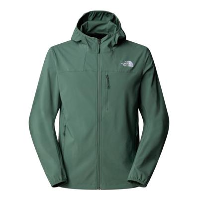 The North Face Nimble Hoodie Softshell Jas Heren Duck Green XL
