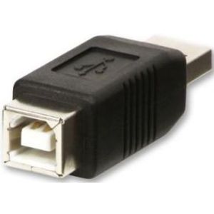 Lindy USB A/B USB B Zwart