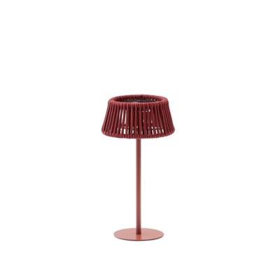 Kave Home Tafellamp 'Aldet' Op zonne-energie, kleur Terracotta