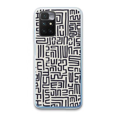 Moroccan Print: Xiaomi Redmi 10 Transparant Hoesje