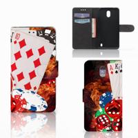 Nokia 2 | Wallet Case | met Pasjes | Casino