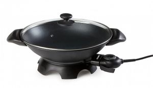 Domo DO8708W elektrische wok 5 l Zwart 2200 W