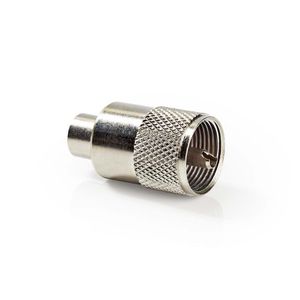 Nedis PL259-Connector | Male | Soldeer | 7.0 mm | Zilver | 25 Stuks | 1 stuks - CSVC43904ME CSVC43904ME