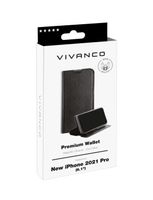 Vivanco Premium mobiele telefoon behuizingen 15,5 cm (6.1") Portemonneehouder Zwart - thumbnail