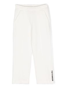 Monnalisa pantalon à logo imprimé - Blanc