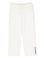 Monnalisa pantalon à logo imprimé - Blanc