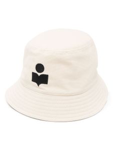 ISABEL MARANT Haley logo-embroidered bucket hat - Tons neutres