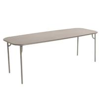 Petite Friture Week-end tuintafel 220x85 met dicht blad Dune