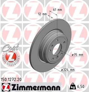 Remschijf Coat Z 150127220