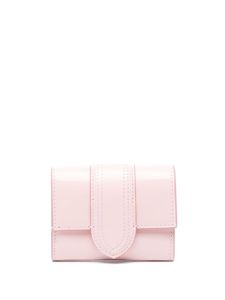 Jacquemus portefeuille Le Compact Bambino en cuir - Rose