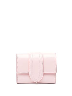 Jacquemus portefeuille Le Compact Bambino en cuir - Rose