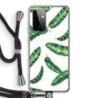 Lange bladeren: Samsung Galaxy A72 5G Transparant Hoesje met koord
