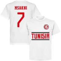 Tunesië Msakni 7 Team T-Shirt