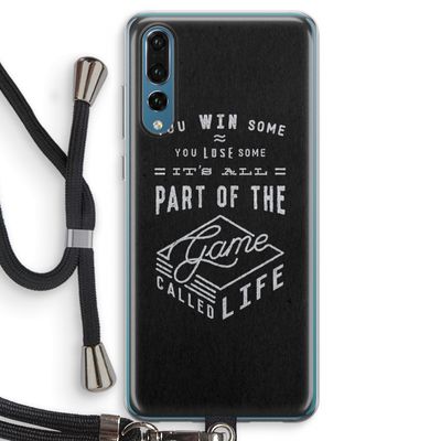 Life: Huawei P20 Pro Transparant Hoesje met koord