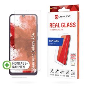 DISPLEX Real Glass 01816 Screenprotector (glas) Samsung Galaxy A34 5G 1 stuk(s) Krasvast, Anti-vingerafdruk