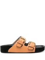 ISABEL MARANT sandales en cuir Lennyo - Orange - thumbnail