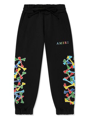 AMIRI KIDS pantalon de jogging à imprimé graphique - Noir