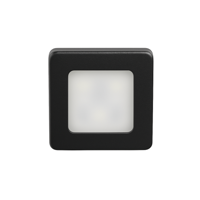 Pluto LED mini opbouwspot 3Watt vierkant ZWART dimbaar