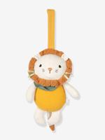Baby-muziekdoosje van mousseline LITTLE LION small foot geel
