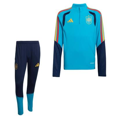 adidas Spanje Trainingspak 1/4-Zip 2026-2028 Kids Blauw