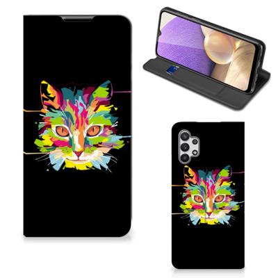 Samsung Galaxy A32 5G Magnet Case Cat Color Samsung Galaxy A32 5G Magnet Case Cat Color