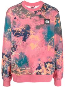 The North Face sweat en coton à logo imprimé - Rose