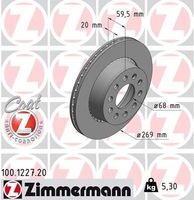 Remschijf Coat Z 100122720