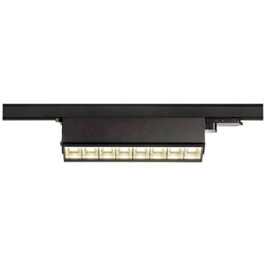 SLV SIGHT MOVE 1004686 LED-railspot 3-fasig LED vast ingebouwd Zwart