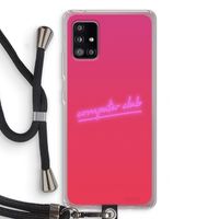 Vice Glow: Samsung Galaxy A51 5G Transparant Hoesje met koord
