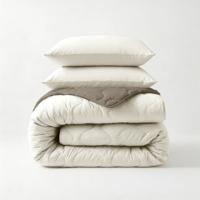 Sale: -50% | Wasbaar Lazy Dekbed Zonder Overtrek - Zonder Overtrek - Crème Kaki - Dekbed-Discounter.nl