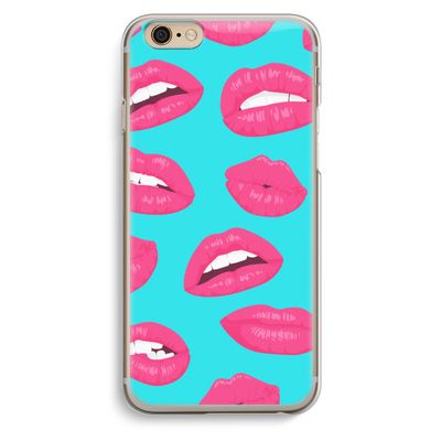 Bite my lip: iPhone 6 / 6S Transparant Hoesje