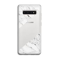 Biggest stripe: Samsung Galaxy S10 4G Transparant Hoesje